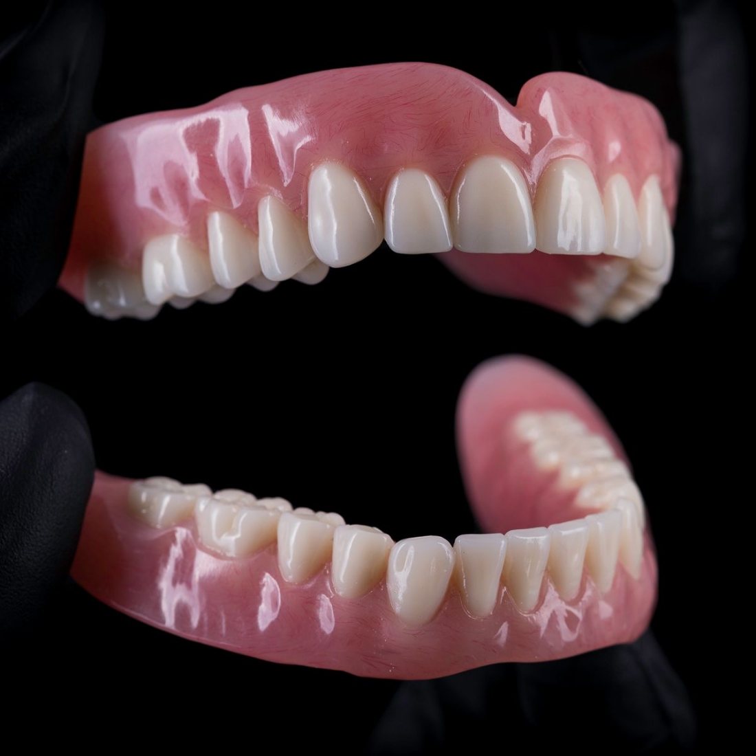 A full upper and lower denture